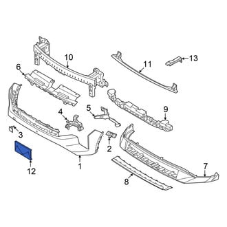 Kia OE - Front License Plate Bracket