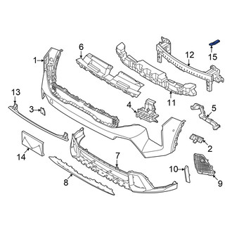 Kia OE - Front Bumper Cover Support Rail