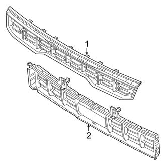 Kia OE - Front Bumper & Grille - Grille & Components