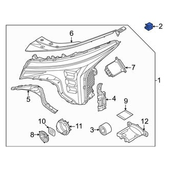 Kia OE - Headlight Fastener Clip