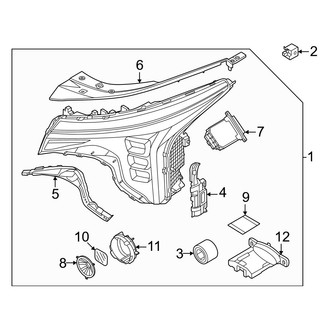 Kia OE - Front Lamps - Headlamp Components