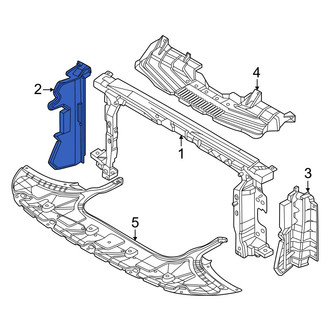 Kia OE - Front Right Radiator Support Air Deflector