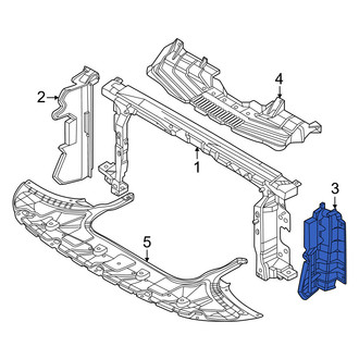 Kia OE - Front Left Radiator Support Air Deflector
