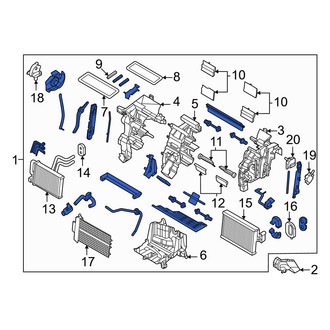 Kia OE - HVAC Unit Case Assembly