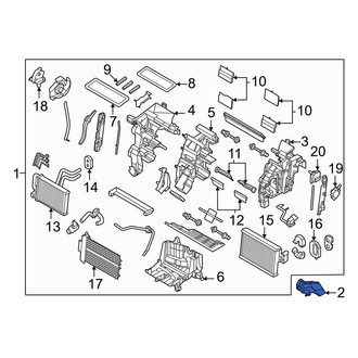 Kia OE - Front Left Lower Instrument Panel Air Duct