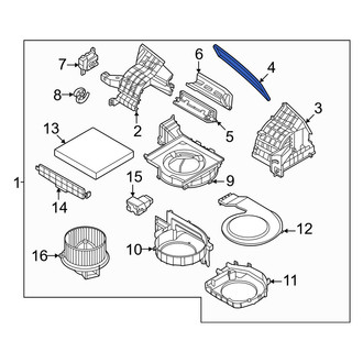 Kia OE - HVAC Unit Case Gasket
