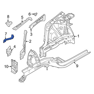 Kia OE - Front Left Lower Fender Apron Bracket