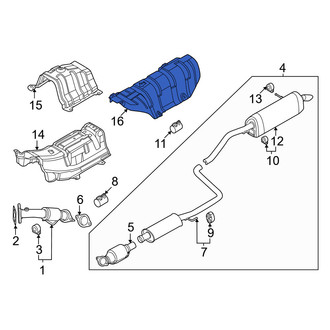 Kia OE - Rear Floor Pan Heat Shield