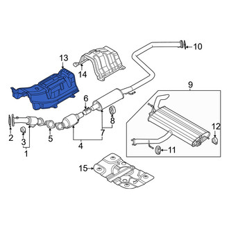 Kia OE - Front Floor Pan Heat Shield