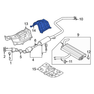 Kia OE - Center Floor Pan Heat Shield