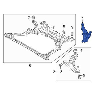 Kia OE - Front Left Suspension Knuckle