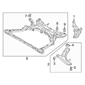 Kia OE - Front Suspension - Suspension Components