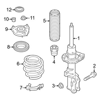 Kia OE - Front Suspension - Struts & Components