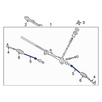 Kia OE - Inner Steering Tie Rod End