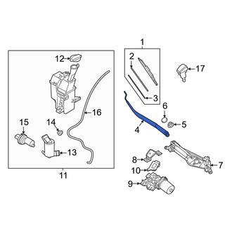 Kia OE - Front Left Wiper Arm