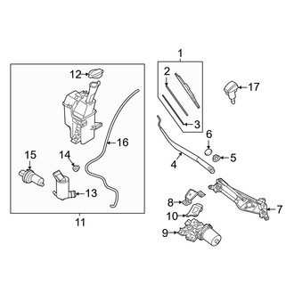 Kia OE - Windshield - Wiper & Washer Components