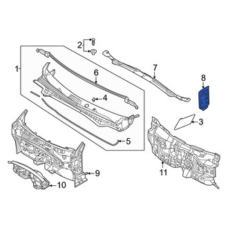 Kia OE - Front Left Cowl Panel