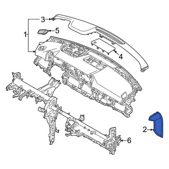 Kia OE - Left Instrument Panel Side Cover