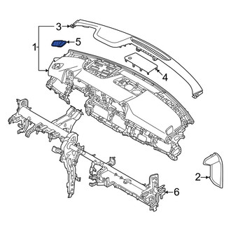 Kia OE - Front Left Dashboard Air Vent Trim