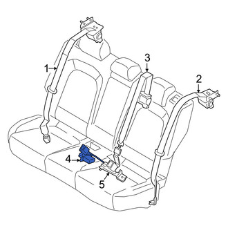 Kia OE - Rear Right Seat Belt Receptacle