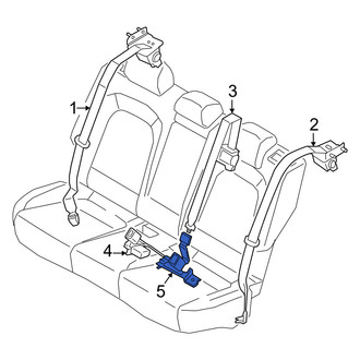 Kia OE - Rear Left Seat Belt Receptacle
