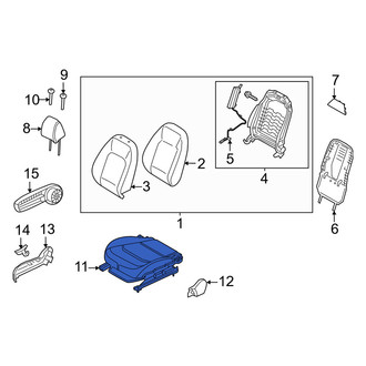 Kia OE - Front Right Seat Cushion Foam