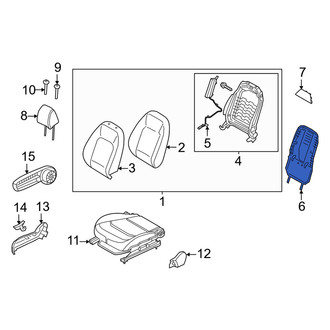 Kia OE - Front Right Seat Back Panel