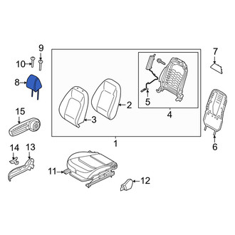 Kia OE - Front Right Headrest