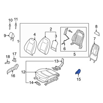 Kia OE - Front Right Inner Seat Trim Panel