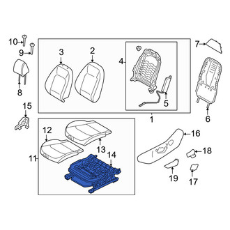 Kia OE - Front Left Seat Track