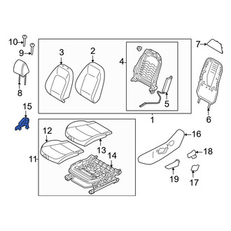 Kia OE - Front Left Inner Seat Trim Panel