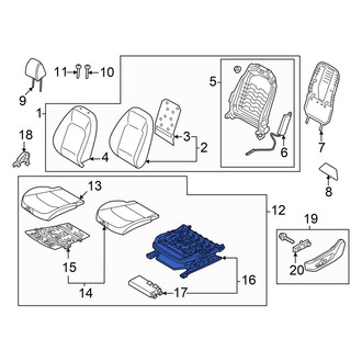 Kia OE - Front Left Seat Track