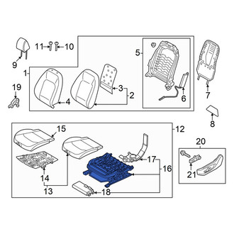 Kia OE - Front Left Seat Track