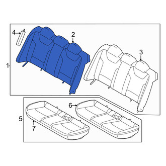 Kia OE - Rear Seat Back Cushion