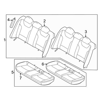 Kia OE - Rear Seat Back Assembly
