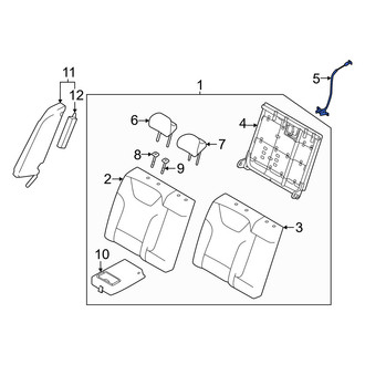 Kia OE - Rear Right Folding Seat Latch