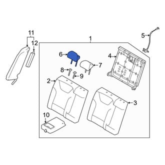 Kia OE - Rear Left Headrest