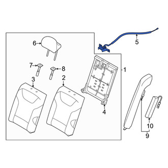 Kia OE - Rear Left Folding Seat Latch