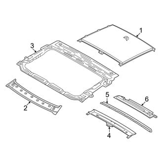 Kia OE - Roof & Components (With Sunroof), (GT-Line / GT-Line Turbo)