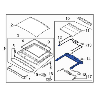 Kia OE - Sunroof Guide Rail