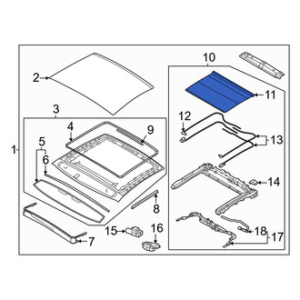 Kia OE - Sunroof Cover