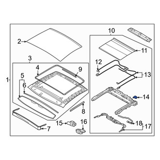 Kia OE - Left Sunroof Lifter