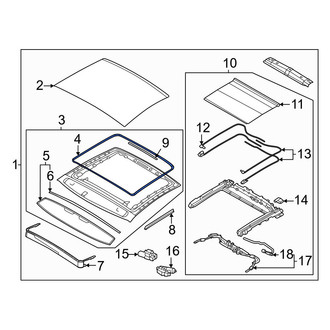 Kia OE - Sunroof Seal