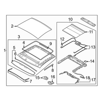 Kia OE - Roof - Sunroof (With Sunroof), (GT-Line / GT-Line Turbo)