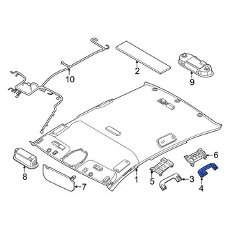 Kia OE - Rear Left Interior Grab Bar