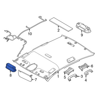 Kia OE - Front Left Sun Visor Light