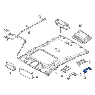 Kia OE - Rear Left Interior Grab Bar