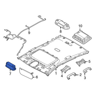 Kia OE - Front Left Sun Visor Light