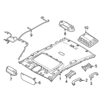 Kia OE - Roof - Interior Trim (With Sunroof), (GT-Line / GT-Line Turbo)
