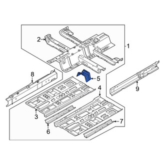 Kia OE - Center Floor Pan Reinforcement